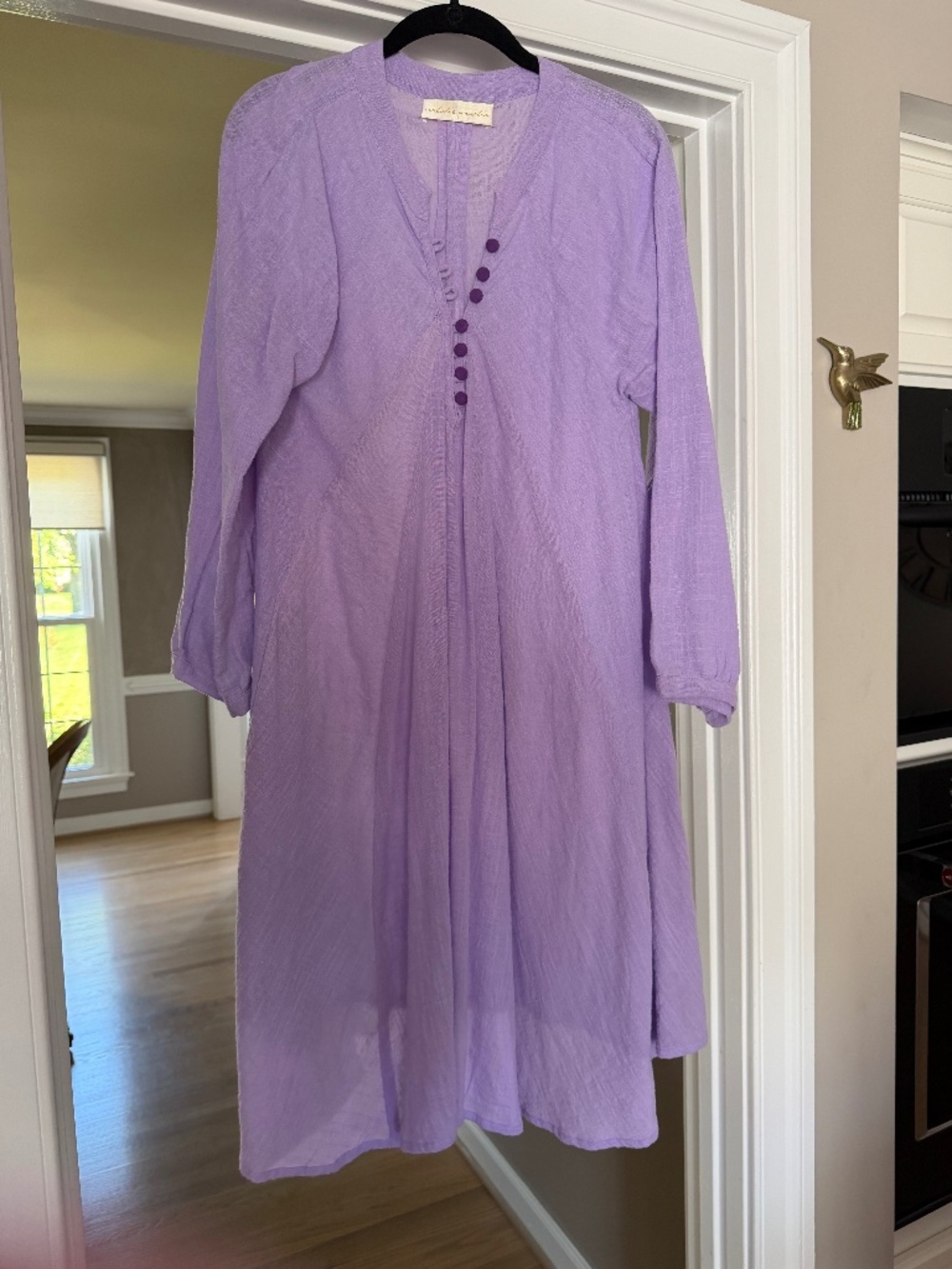 Natalie Martin Lavender Fiore short dress (small)